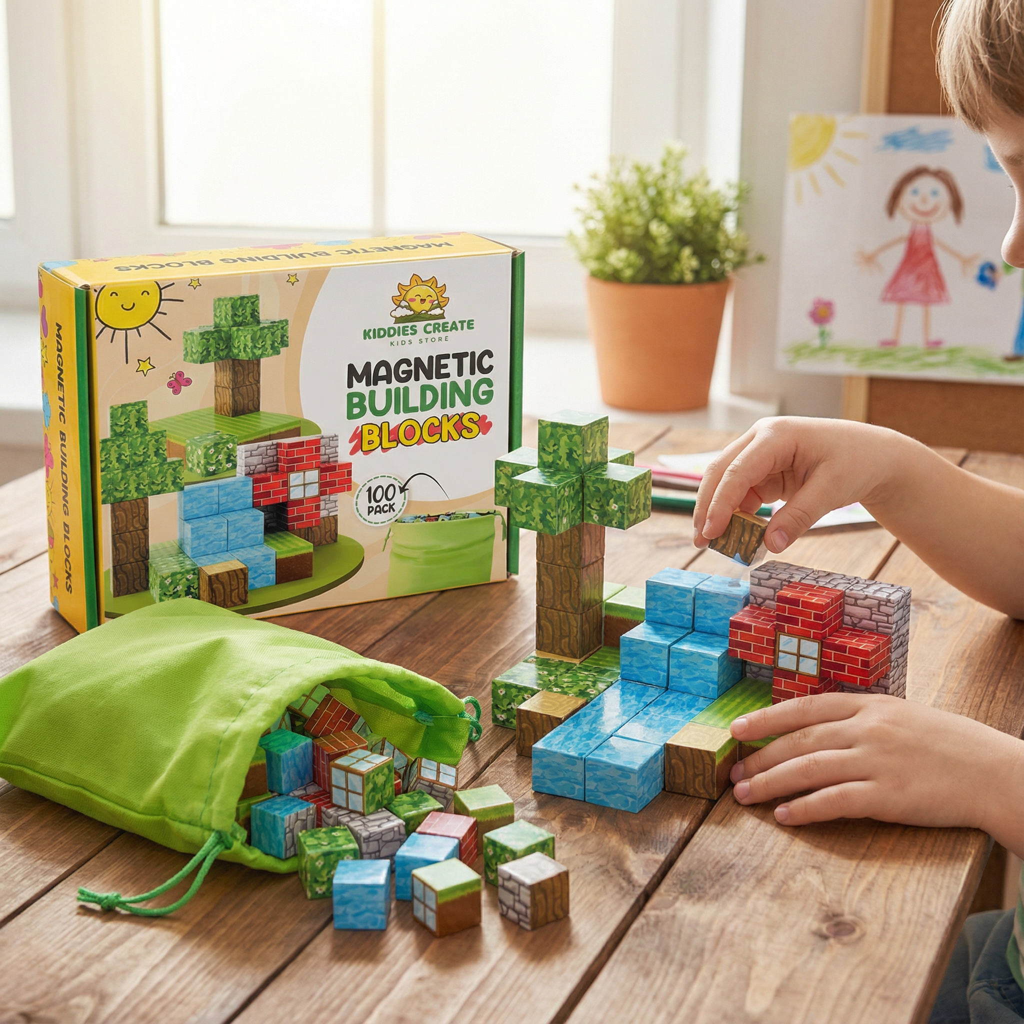 Magnetic Building Blocks
