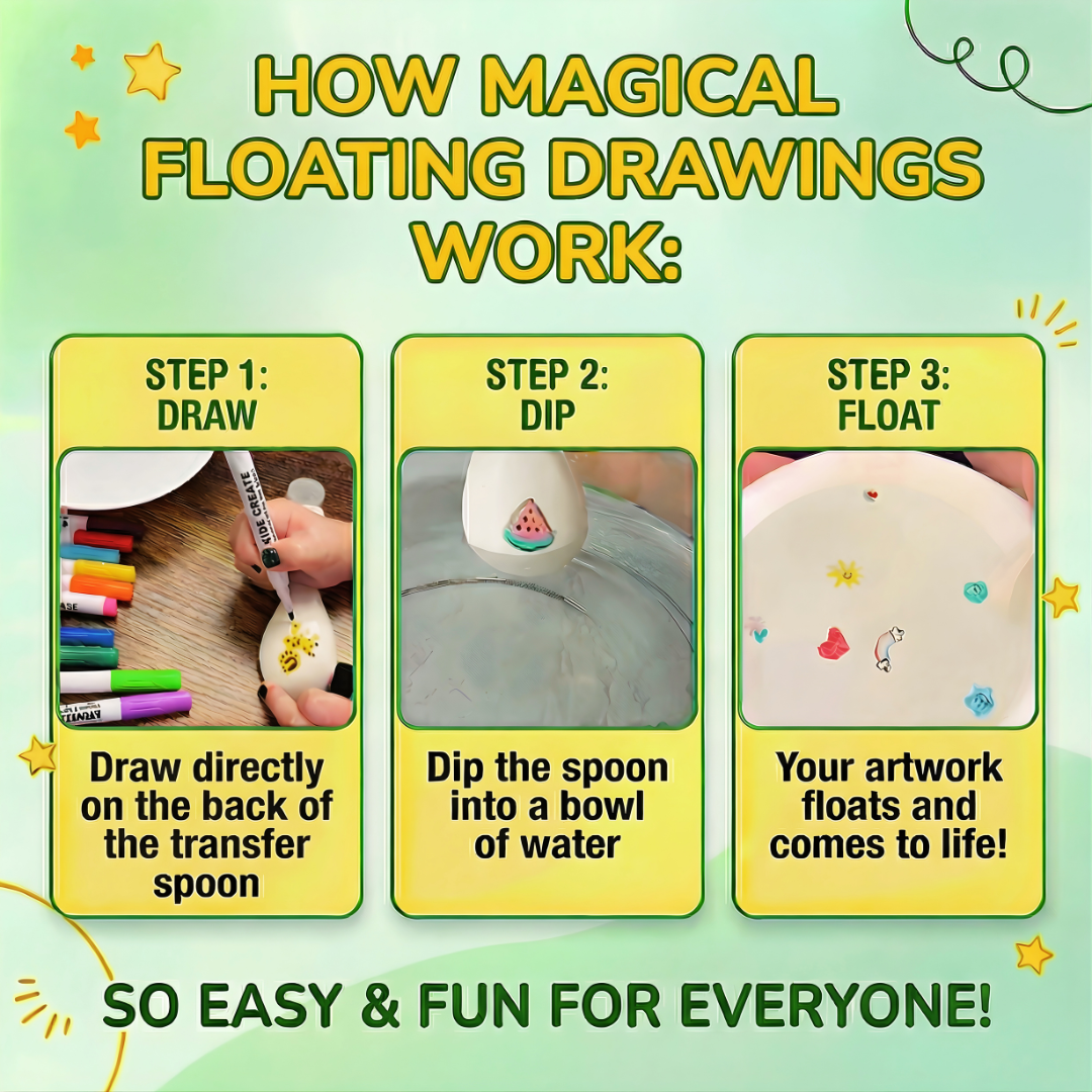 Magical Floating Drawings Bundle